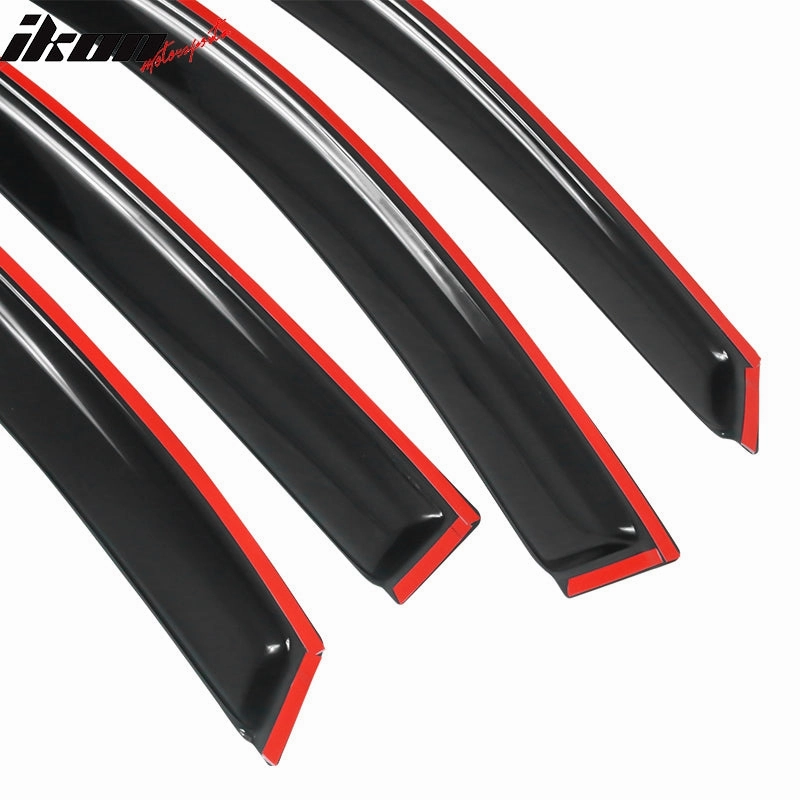 2006-2013 Chevy Impala Smoke Tinted Slim Style Visor Window Acrylic
