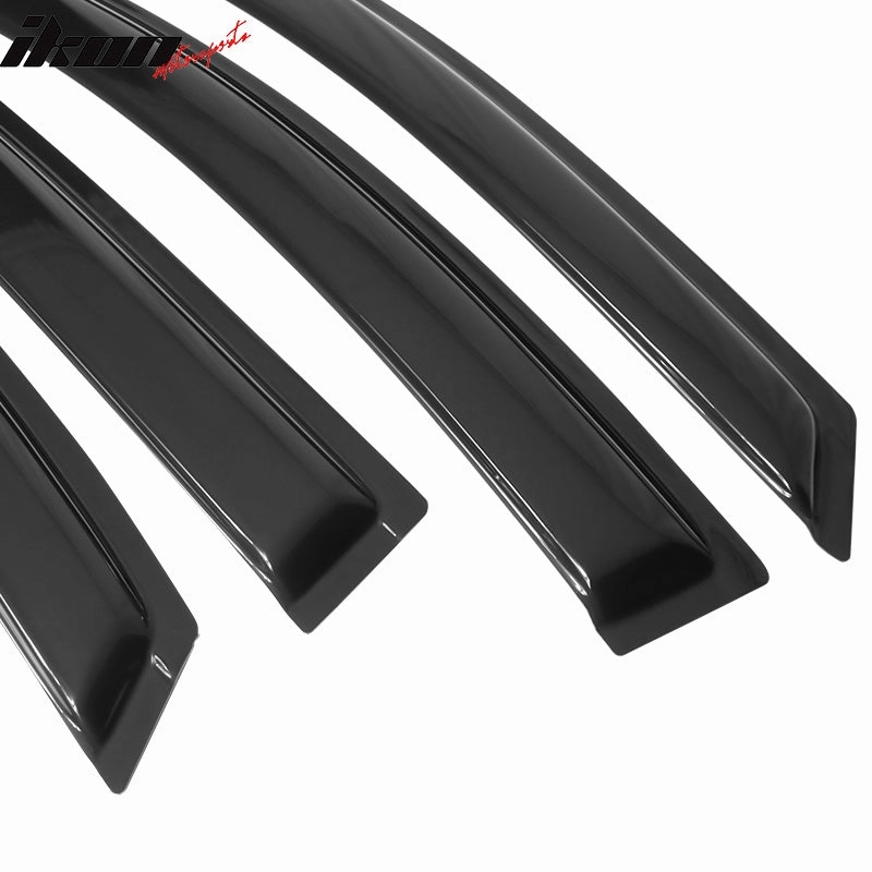 2006-2013 Chevy Impala Smoke Tinted Slim Style Visor Window Acrylic