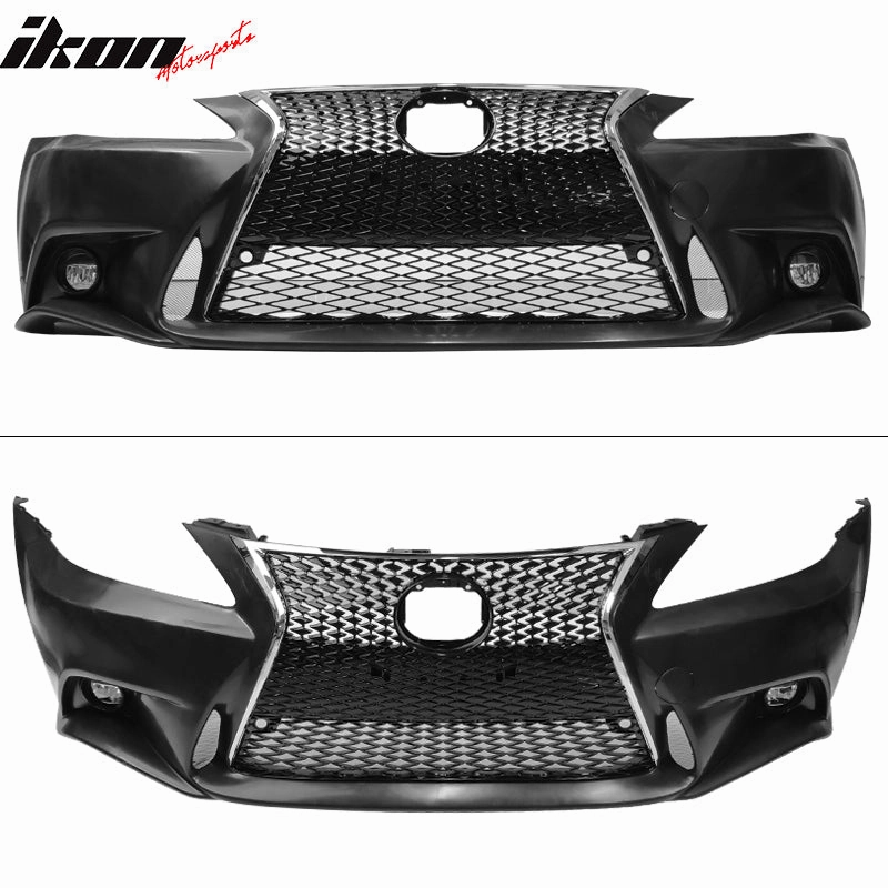 2006-2013 Lexus IS250 IS350 Front & Rear Bumper NO PDC & Muffler Tip