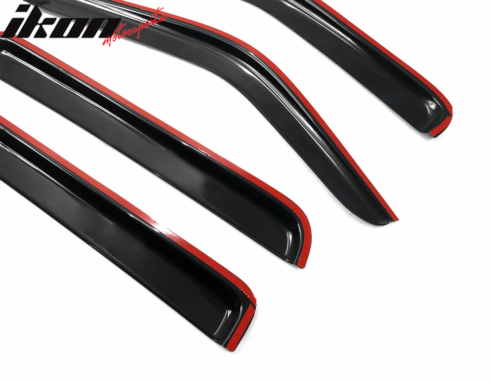 2007-2011 Dodge Nitro Slim Style Smoke Tinted Visor Windows Acrylic
