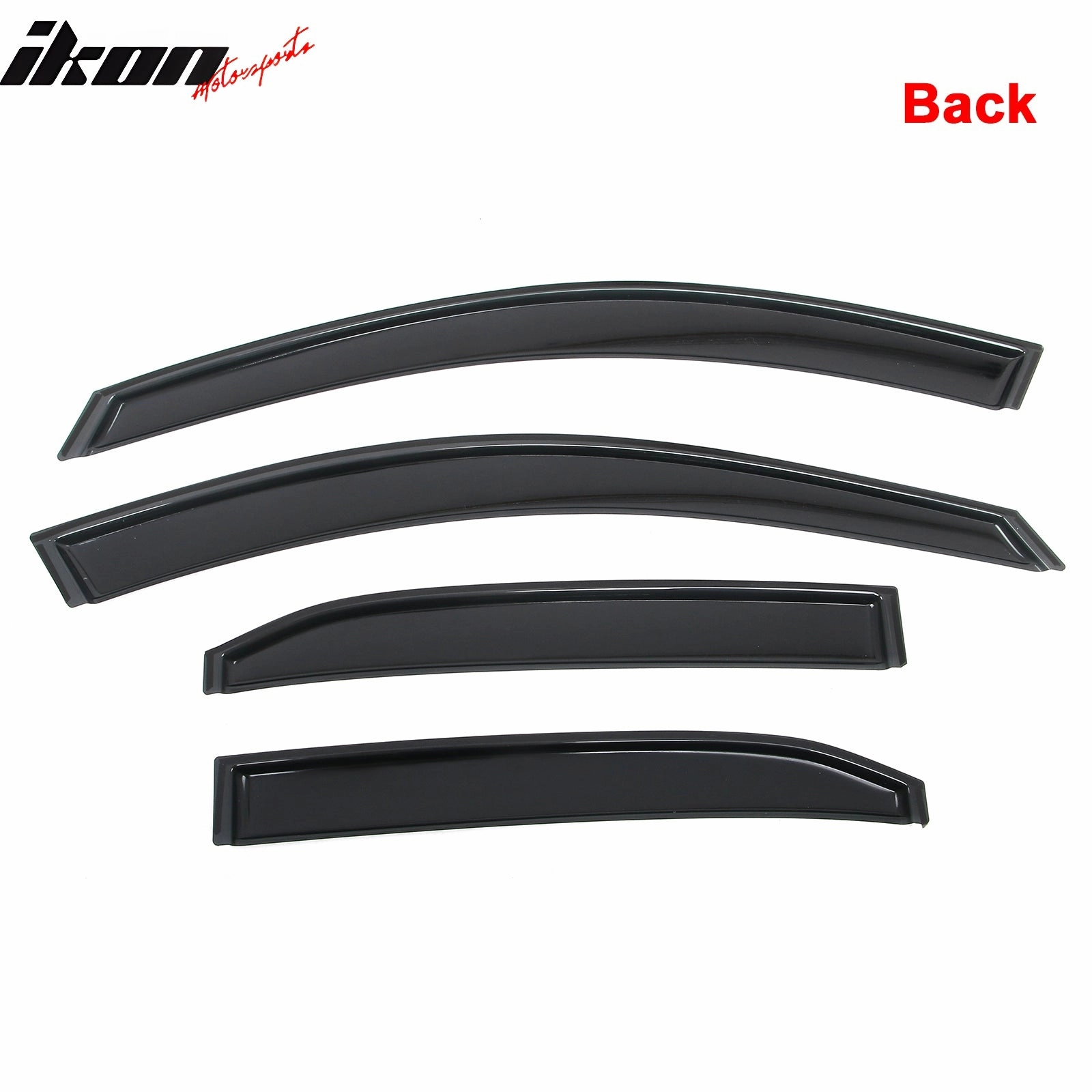 2007-2011 Toyota Camry In-Channel Window Visors Acrylic Rain Shade 4PC