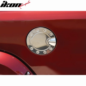 2007-2012 Dodge Nitro Cherokee Chrome Gas Door Cover Stainless Steel