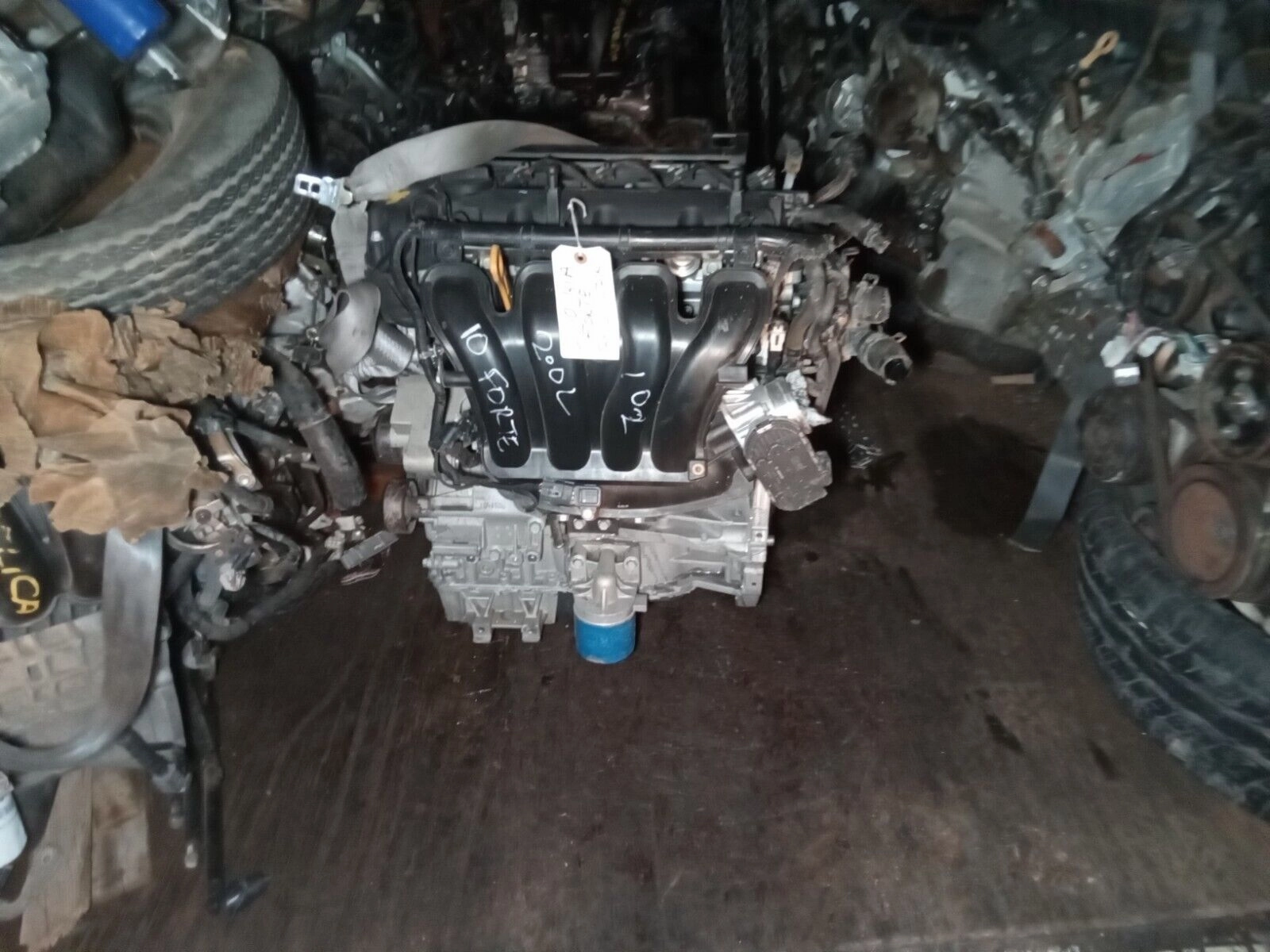 2010 10 KIA FORTE thru 9/29/09, 2.0L VIN 2  Cali EMISSIONS ENGINE MOTOR ASSEMBLY