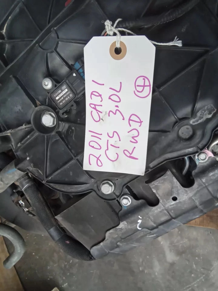 2011 11 CADILLAC CTS 3.0L RWD ENGINE MOTOR ASSEMBLY VIN Y 8th digit opt LF1