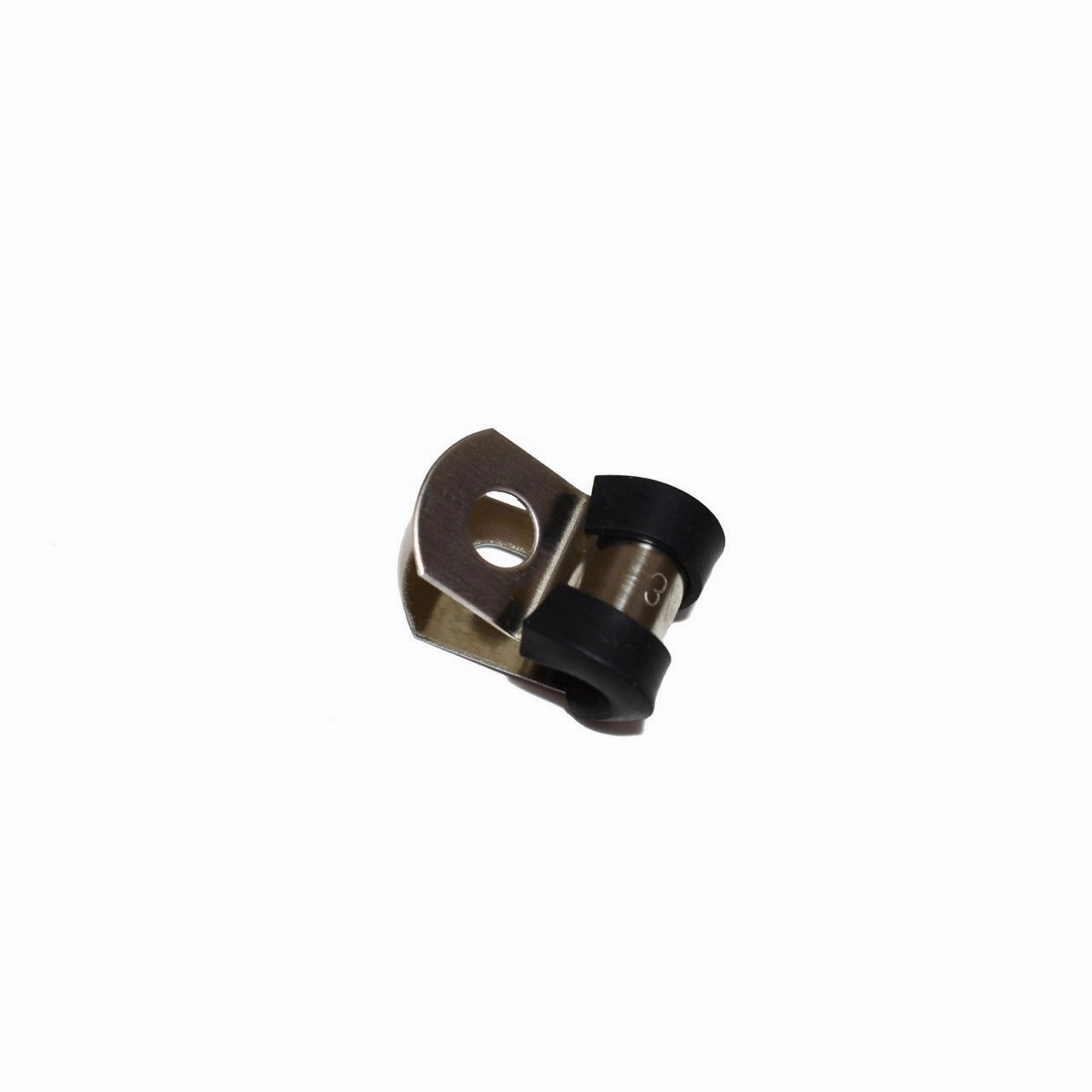 3-16 Line Clamp Stainless Steel Removable Neoprene Cushion ‚Äî Brake Fuel Oil Lines Ignition Wires Battery Cables Protection 10 Pack