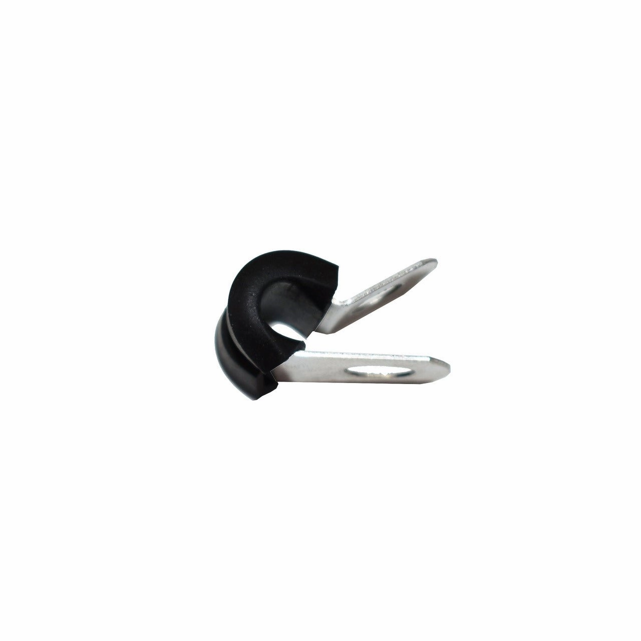 3-16 Line Clamp Stainless Steel Removable Neoprene Cushion ‚Äî Brake Fuel Oil Lines Ignition Wires Battery Cables Protection 10 Pack