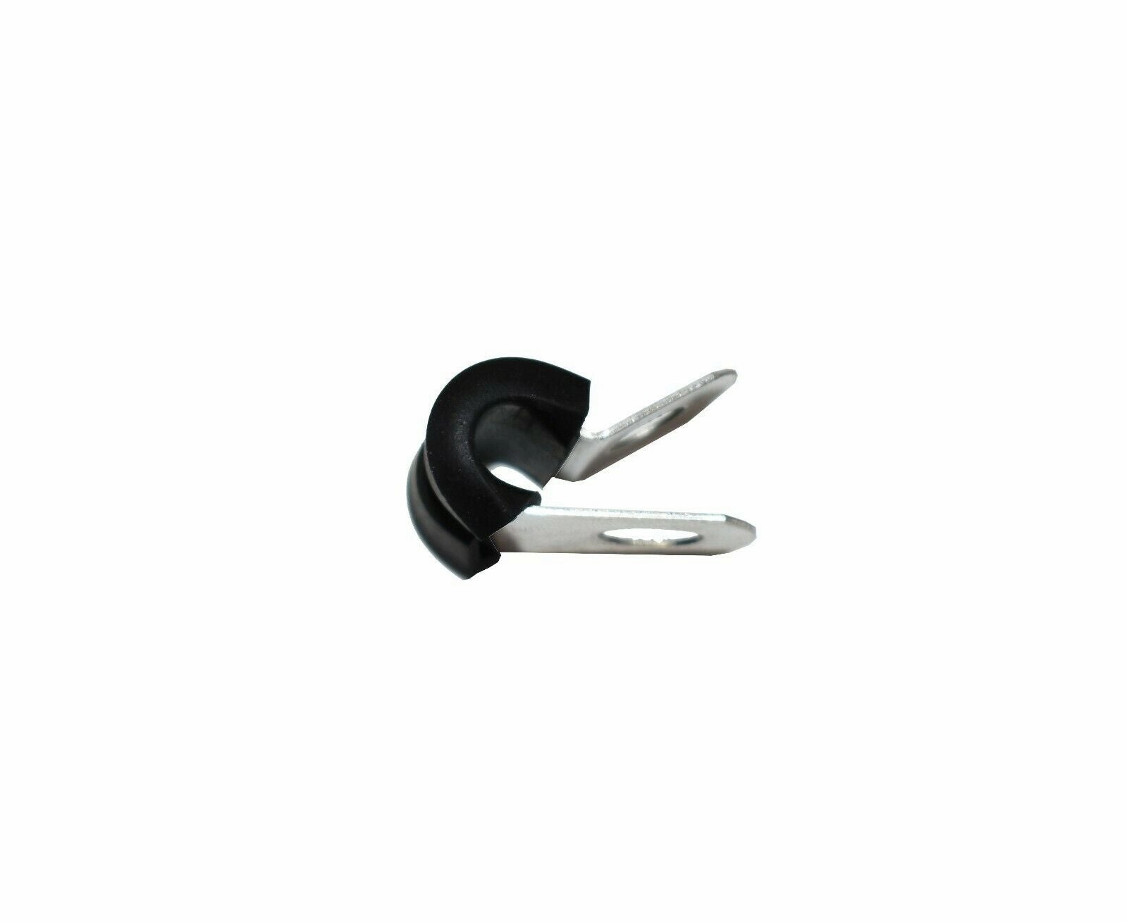 3-8 Line Clamp Stainless Steel Removable Neoprene Cushion ‚Äî Brake Fuel Oil Lines Ignition Wires Battery Cables Protection ‚Äî 10 Pack