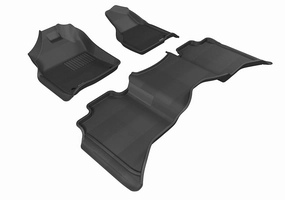 3D MAXpider Floor Mats Dodge Ram 2500 / 3500 (10-18) All-Weather Kagu Series - Front or Second Row