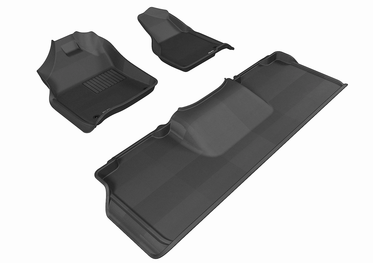 3D MAXpider Floor Mats Dodge Ram 2500 / 3500 (10-18) All-Weather Kagu Series - Front or Second Row