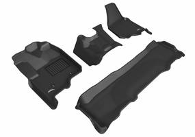 3D MAXpider Floor Mats Ford F250 / F350 / F450 Super Duty (12-16) All-Weather Kagu Series - Front or Second Row