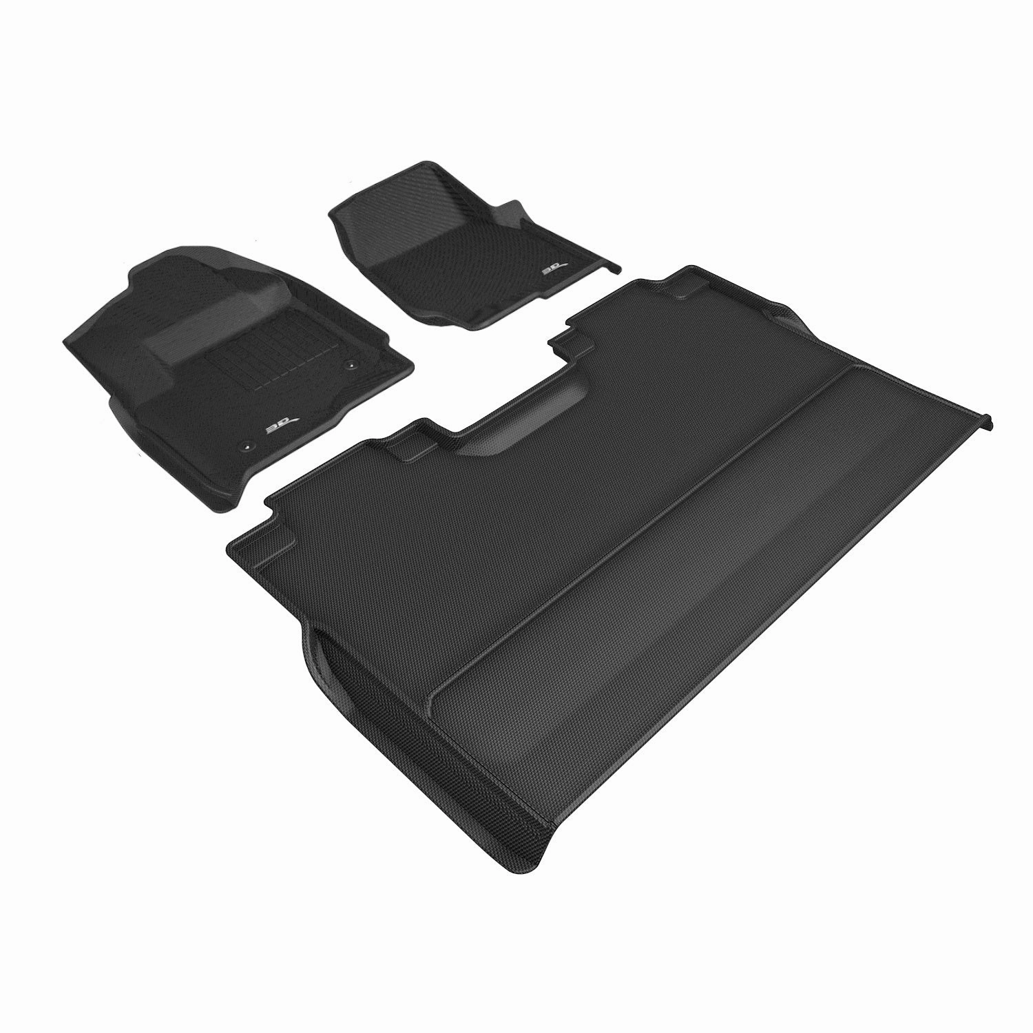 3D MAXpider Floor Mats Ford F250 / F350 / F450 Super Duty (17-24) All-Weather Kagu Series - Front or Second Row