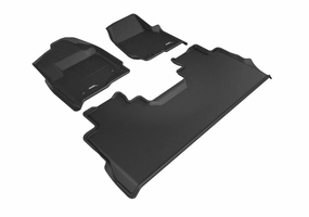 3D MAXpider Floor Mats Ford F250 / F350 / F450 Super Duty (17-24) All-Weather Kagu Series - Front or Second Row