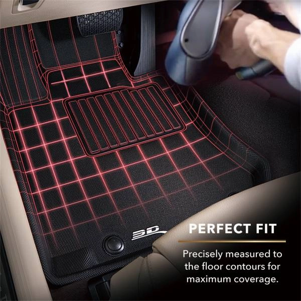 3D MAXpider Floor Mats Ford Focus Sedan / Hatchback (12-18) All-Weather Kagu Series - Front or Second Row