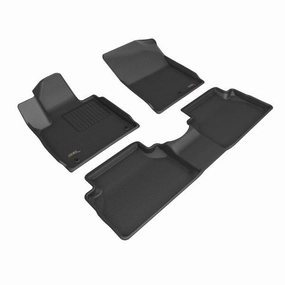 3D MAXpider Floor Mats Hyundai Santa Fe Gas (21-23) All-Weather Kagu Series - Front or Second Row