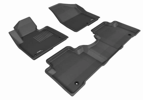 3D MAXpider Floor Mats Hyundai Santa Fe Sport (13-18) All-Weather Kagu Series - Front or  Second Row