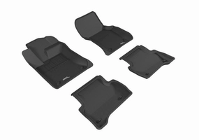 3D MAXpider Floor Mats Jaguar XE RWD (17-20) All-Weather Kagu Series - Front or Second Row