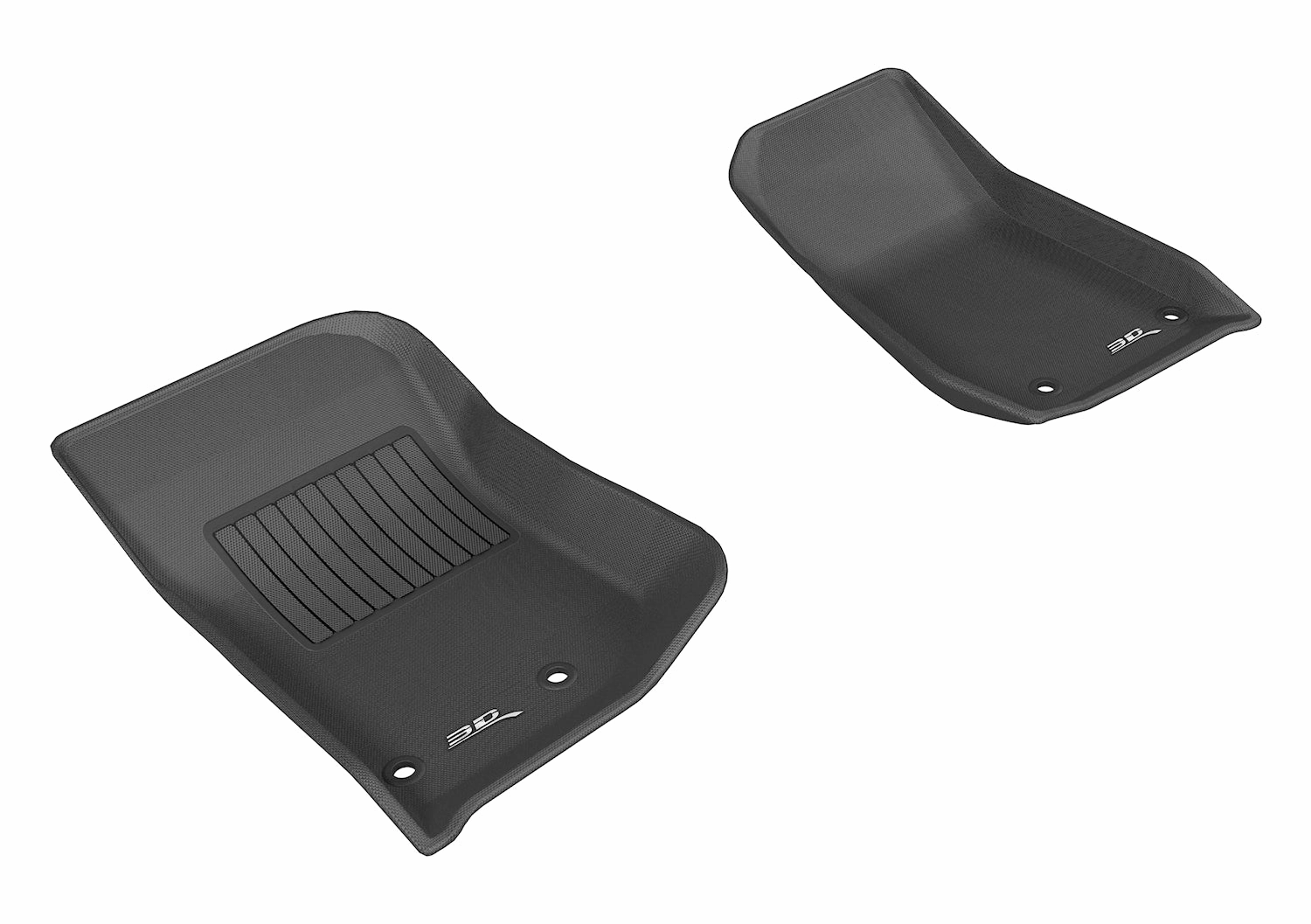 3D MAXpider Floor Mats Jeep Wrangler JK (14-18) All-Weather Kagu Series - Front or Second Row