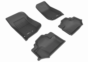 3D MAXpider Floor Mats Jeep Wrangler JK (14-18) All-Weather Kagu Series - Front or Second Row