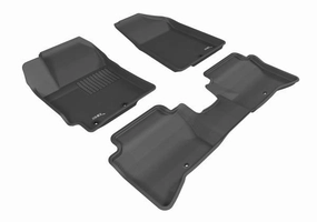 3D MAXpider Floor Mats Kia Rio / Rio 5 (2014-2017) All-Weather Kagu Series - Front or Second Row