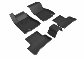 3D MAXpider Floor Mats Mercedes A-Class V177 (19-22) All-Weather Kagu Series - Front or Second Row