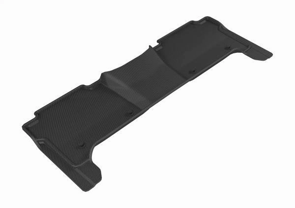 3D MAXpider Floor Mats Nissan Armada (17-18) All-Weather Kagu Series Black - Front / Second / Third Row