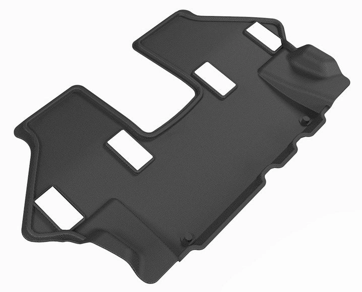 3D MAXpider Floor Mats Nissan Armada (17-18) All-Weather Kagu Series Black - Front / Second / Third Row