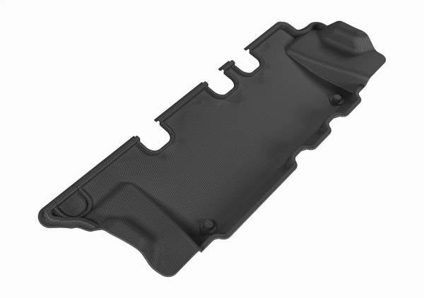 3D MAXpider Floor Mats Nissan Armada (17-18) All-Weather Kagu Series Black - Front / Second / Third Row