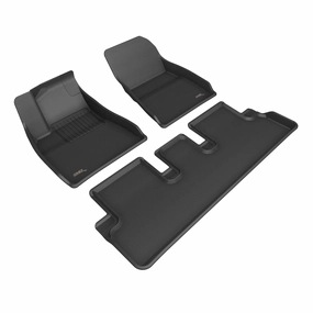 3D MAXpider Floor Mats Tesla Model 3 Highland (2024) All-Weather Kagu Series - Front or Second Row