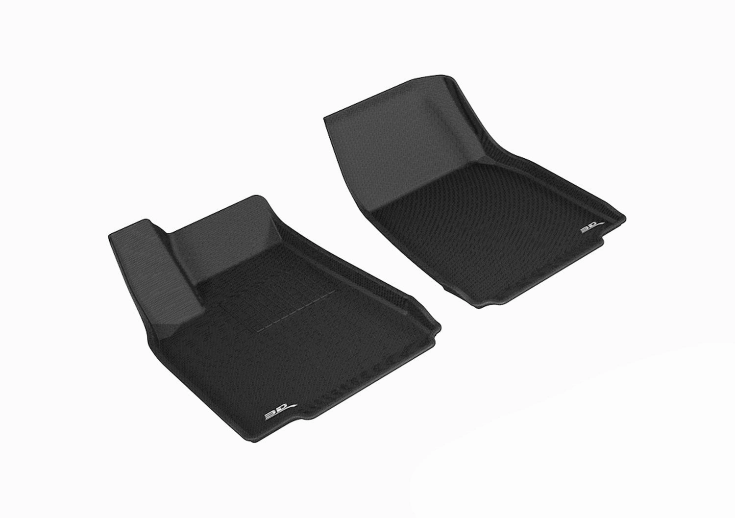 3D MAXpider Floor Mats Tesla Model X 7 Seater (17-21) All-Weather Kagu Series - Front / Second / Third Row