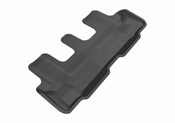 3D MAXpider Floor Mats Toyota 4Runner 7 Seater Seater (13-24) All-Weather Kagu Series Black - Front / Second / Third Row