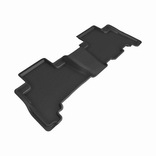 3D MAXpider Floor Mats Toyota 4Runner 7 Seater Seater (13-24) All-Weather Kagu Series Black - Front / Second / Third Row