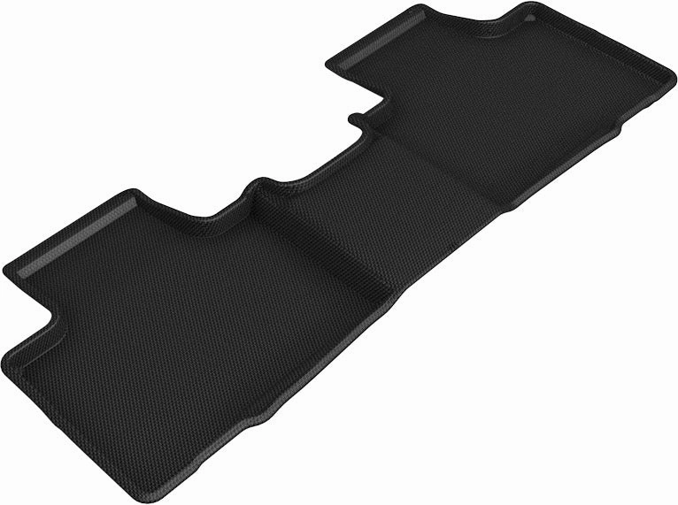 3D MAXpider Floor Mats Toyota Highlander Gas 7 / 8 Seater (20-24) All-Weather Kagu Series Black - Front / Second / Third Row
