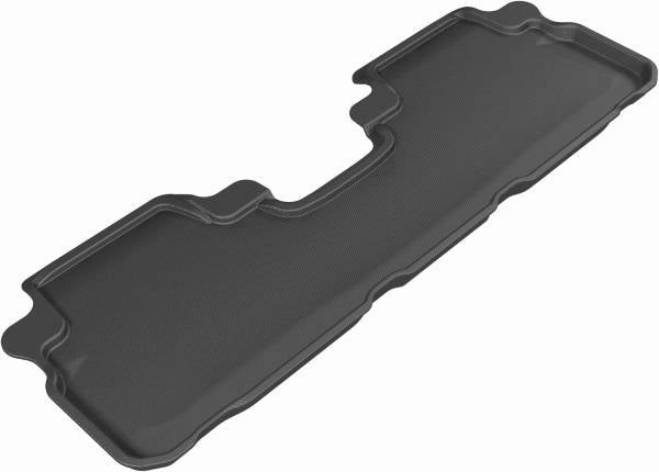 3D MAXpider Floor Mats Toyota Highlander Gas / Hybrid (08-13) All-Weather Kagu Series Black - Front / Second / Third Row
