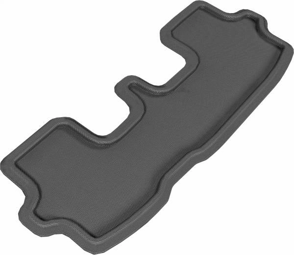 3D MAXpider Floor Mats Toyota Highlander Gas / Hybrid (08-13) All-Weather Kagu Series Black - Front / Second / Third Row