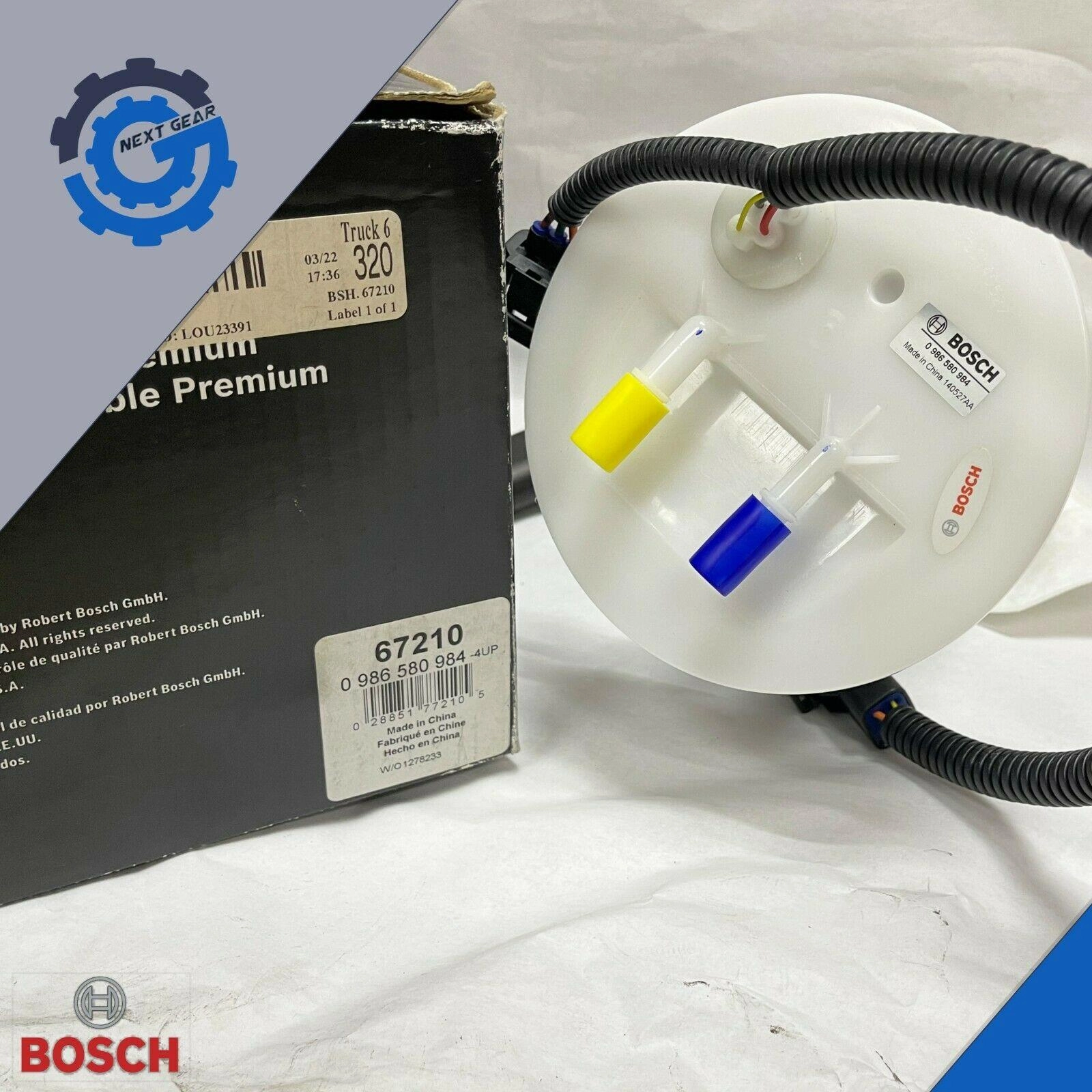 67210 New BOSCH Fuel Pump Module Assembly For 2002-2003 Explorer Mountaineer