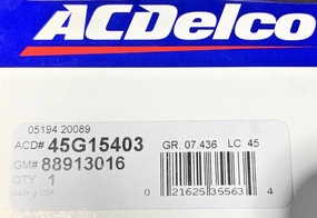 88912921 NEW Acdelco GM Leaf Spring Shackle Bushing