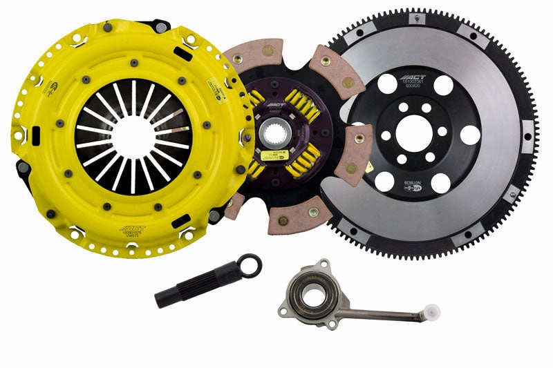 ACT Clutch Kit Audi TT Quattro (T) (00-06) Heavy Duty / 6 Puck Sprung w/ Streetlite Flywheel - VW5-HDG6