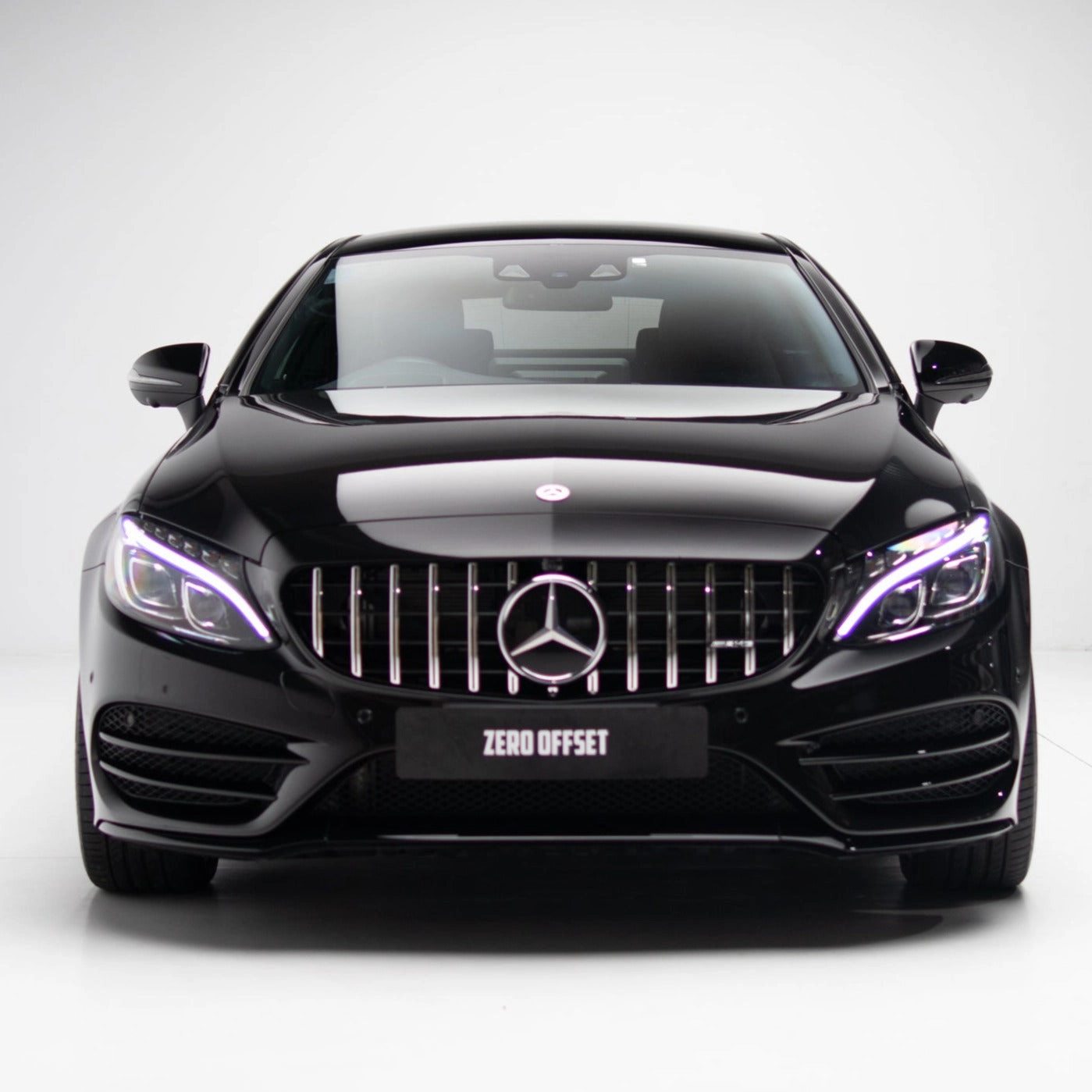 AMG Panamericana Style Grille for Mercedes-Benz C Class (AMG Line) C205/W205 2015-2018 - Silver