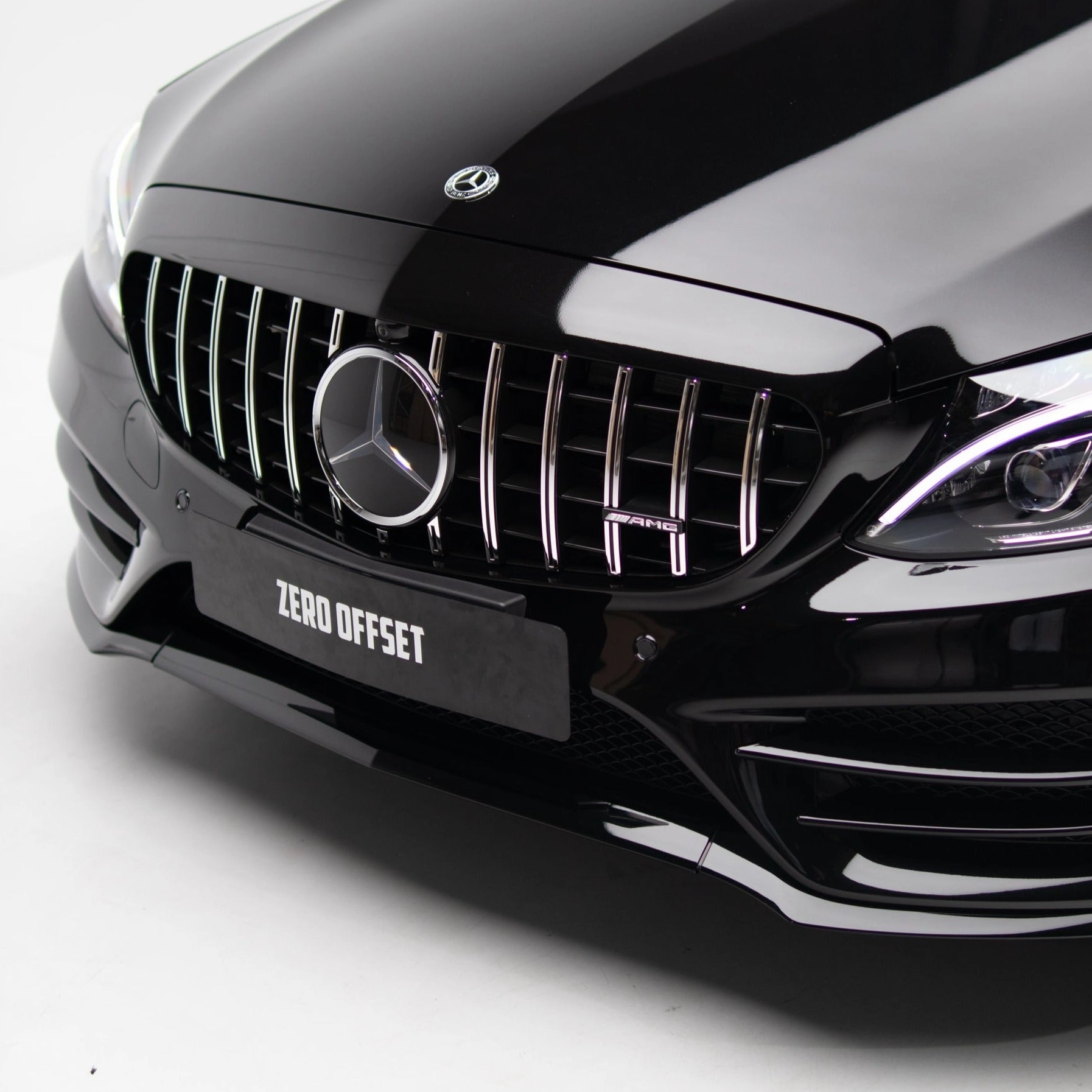 AMG Panamericana Style Grille for Mercedes-Benz C Class (AMG Line) C205/W205 2015-2018 - Silver