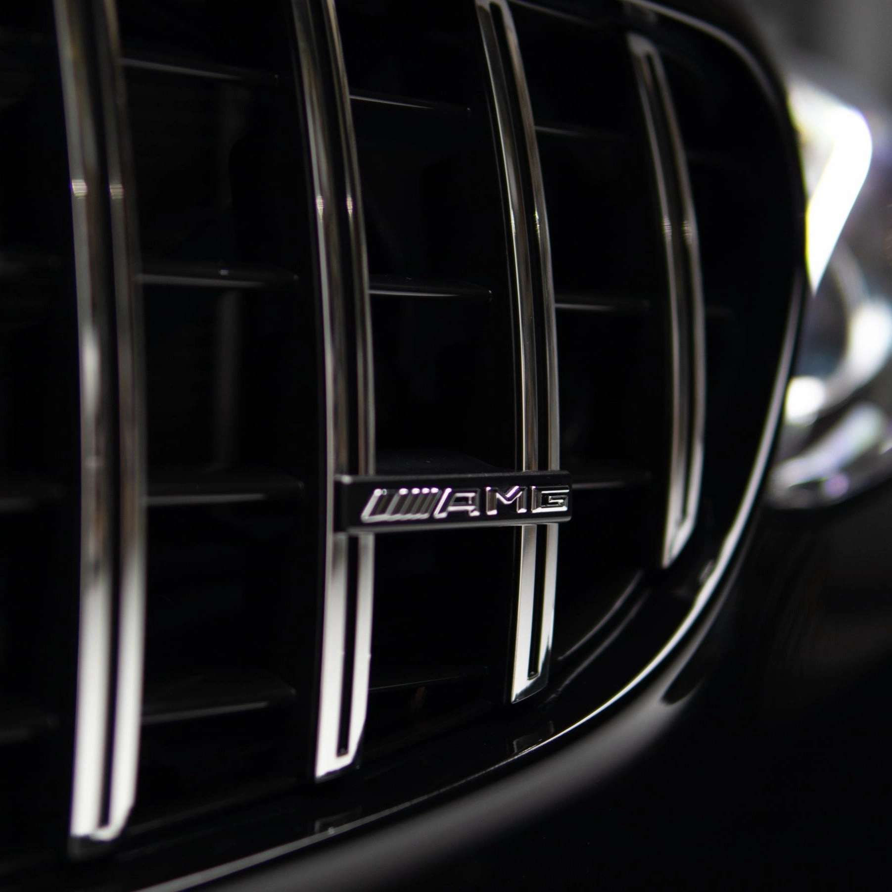 AMG Panamericana Style Grille for Mercedes-Benz C Class (AMG Line) C205/W205 2015-2018 - Silver