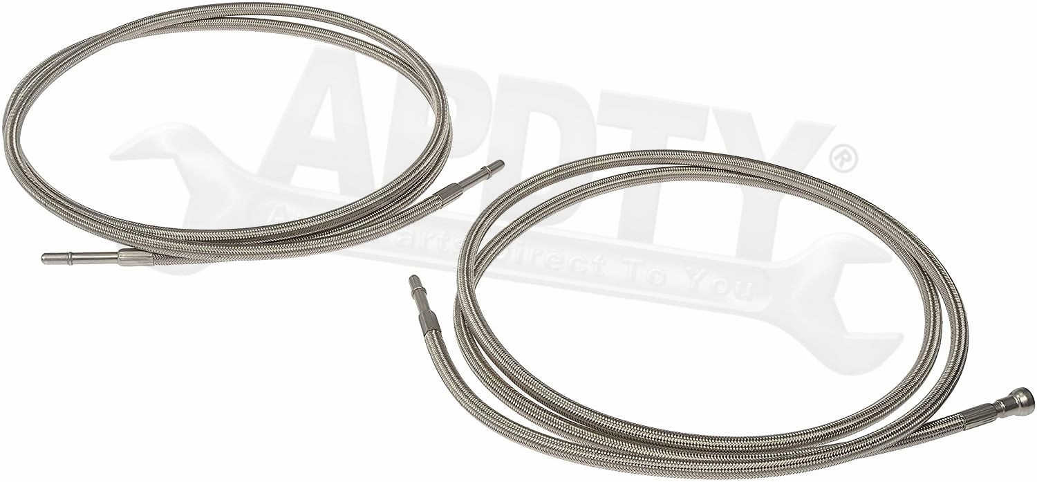 APDTY 153636 Flexible Stainless Steel Fuel Lines