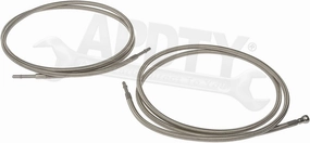 APDTY 153636 Flexible Stainless Steel Fuel Lines