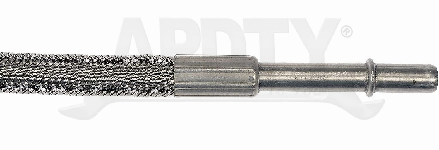 APDTY 153637 Stainless Steel Braided Fuel Line Set