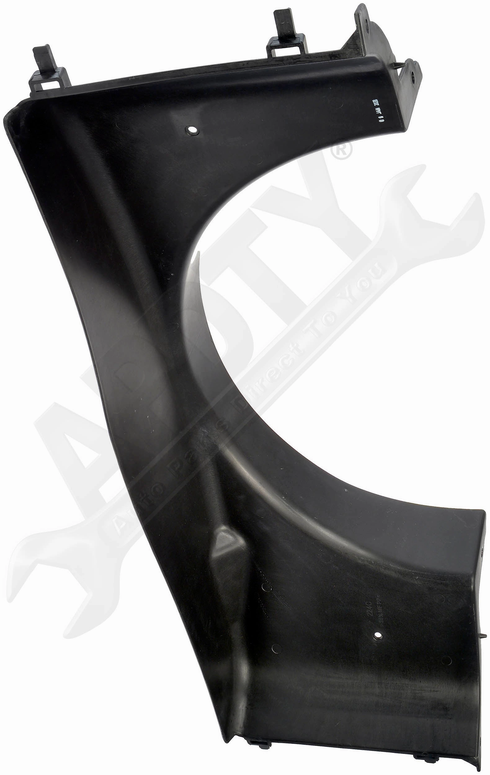 APDTY 159829 Engine Radiator Cooling Fan Lower Shroud