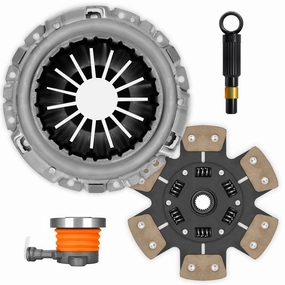AT Clutches Infiniti G35 V6 3.5L Stage 3 Clutch Kit w/Heavy Duty Slave Cylinder K-06-082 S3 HD