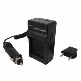 Batteries N Accessories BNA-WB-115 Camcorder Battery Charger - Replacement for JVC AA-VF7U Charger, Compatible with JVC BN-VF707, BN-VF714 and BN-VF733 Battery - 110/220V Fold-in Plug with Car & EU adapters