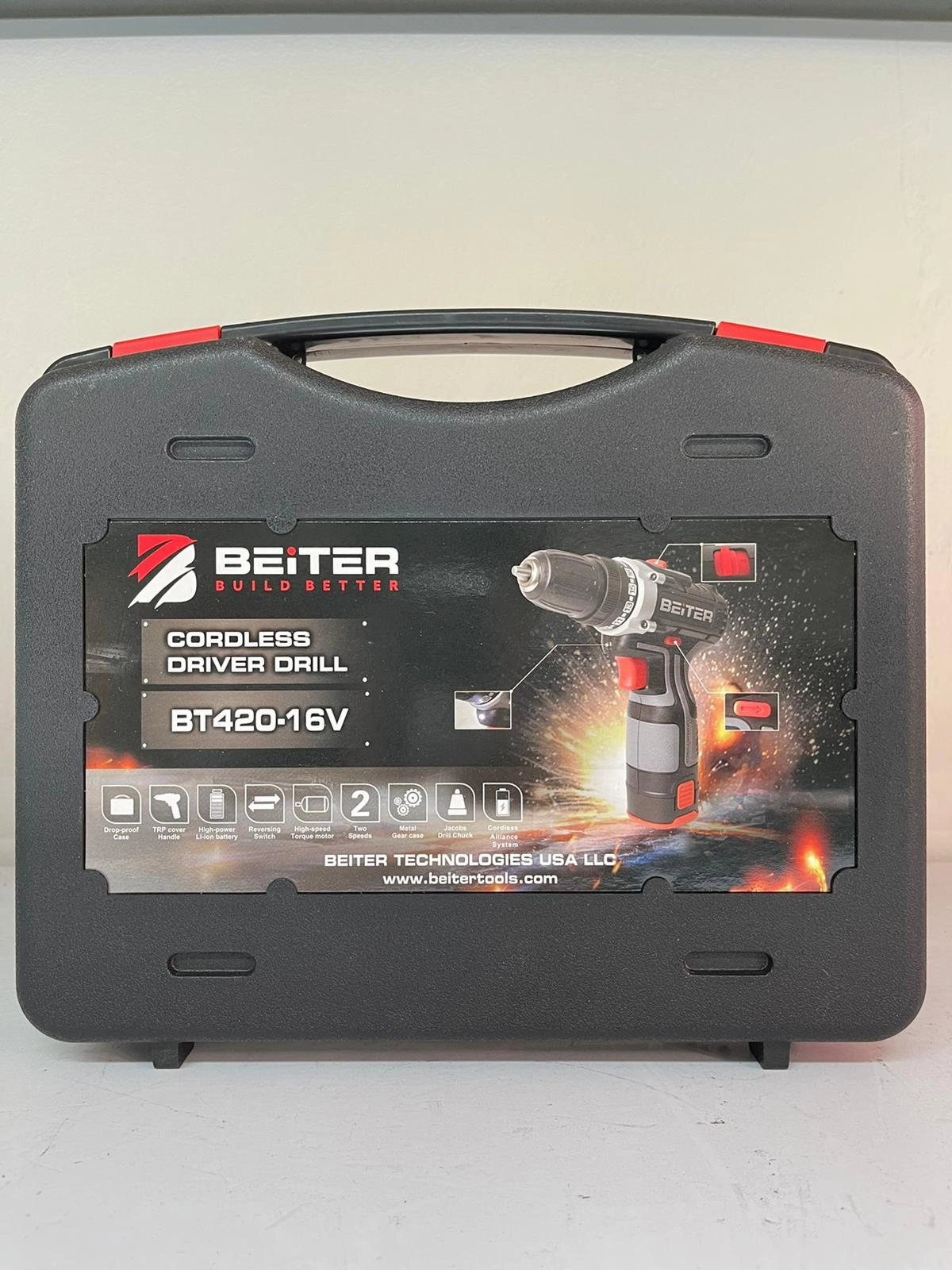 Beiter 16V 2.0Ah Cordless Driver Drill  | Model : BT420-16V