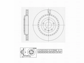 C11012 ProSeries OE  Brake Rotor