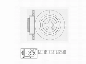 C26594 ProSeries OE  Brake Rotor