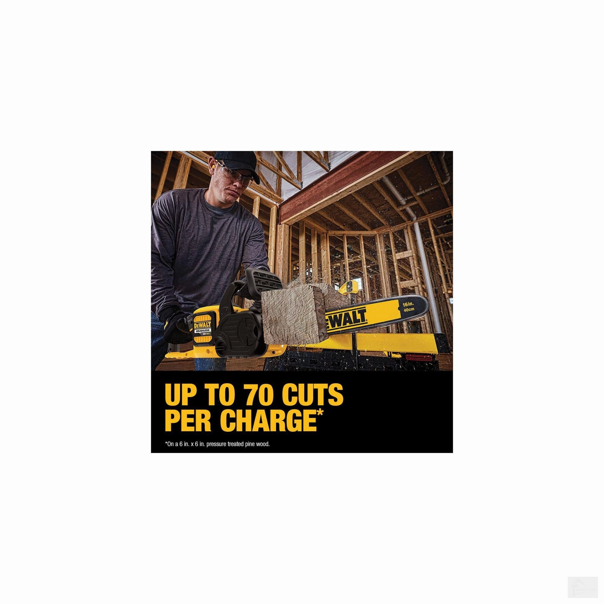 Dewalt 60V MAX* Chainsaw With Blower Combo Kit (DCKO667X1)